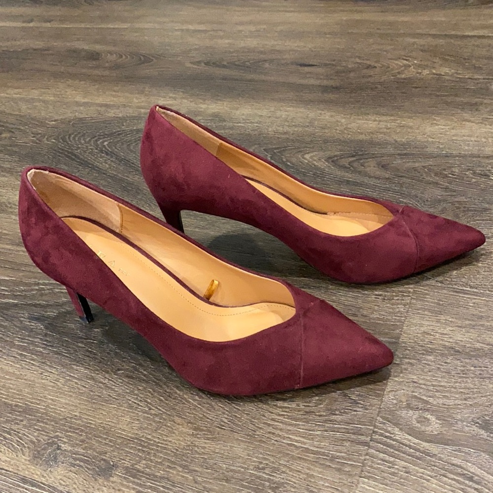 Burgundy Zara Pumps